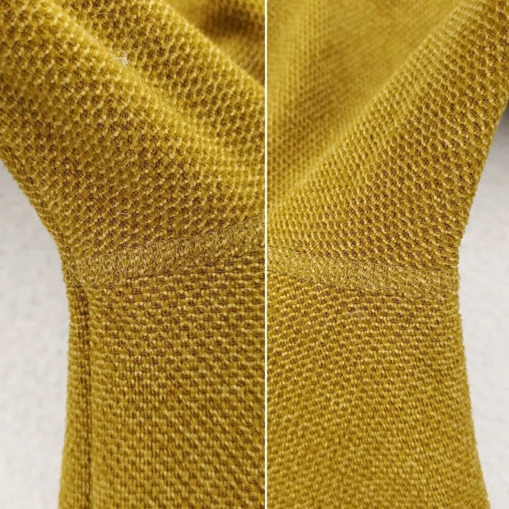 North Face Fleece 1/4 Zip Pullover Waffle Weave Earth Tone Mock Neck Men's  XXL